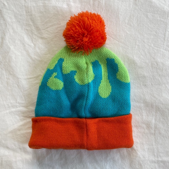 Nickelodeon, Double Dare Slime, Retro Pom Pom Beanie - Picture 2 of 2